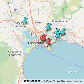 Mappa Via Ospedale, 09124 Cagliari CA, Italia (5.81545)