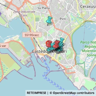 Mappa Via Ospedale, 09124 Cagliari CA, Italia (0.878)