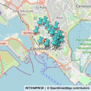 Mappa Via Ospedale, 09124 Cagliari CA, Italia (1.2055)