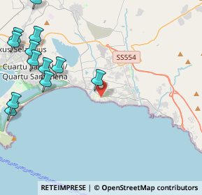 Mappa Via Lipari, 09045 Quartu Sant'Elena CA, Italia (6.72923)