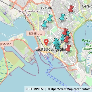 Mappa Via Bruscu Onnis, 09123 Cagliari CA, Italia (2.00077)
