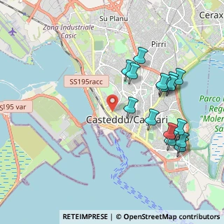 Mappa Via Bruscu Onnis, 09123 Cagliari CA, Italia (2.28533)