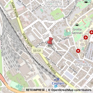 Mappa Via Carloforte, 39, 09123 Cagliari, Cagliari (Sardegna)