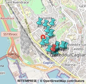 Mappa Via Bruscu Onnis, 09123 Cagliari CA, Italia (0.3475)