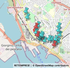 Mappa Via Bruscu Onnis, 09123 Cagliari CA, Italia (0.9005)