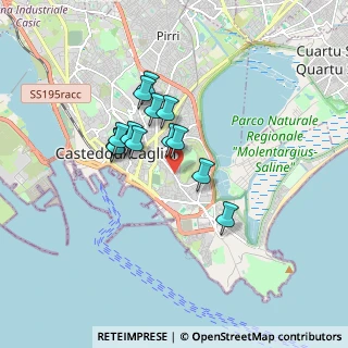 Mappa Via Geronimo Zurita, 09125 Cagliari CA, Italia (1.41077)