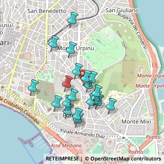 Mappa Via della Pineta, 09125 Cagliari CA, Italia (0.441)
