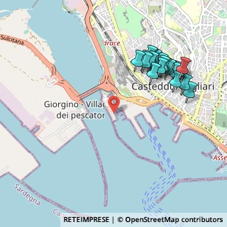 Mappa Via dei Calafati, 09123 Cagliari CA, Italia (1.2325)