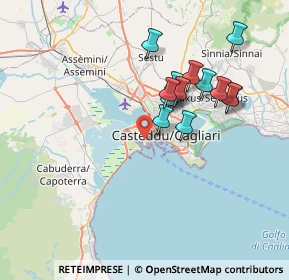 Mappa Loc. Porto Canale, 09123 Cagliari CA, Italia (6.98857)