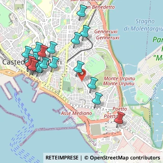 Mappa Via della Pineta, 09129 Cagliari CA, Italia (1.27)