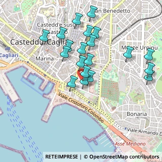 Mappa Piazza Alcide de Gasperi, 09125 Cagliari CA, Italia (0.513)