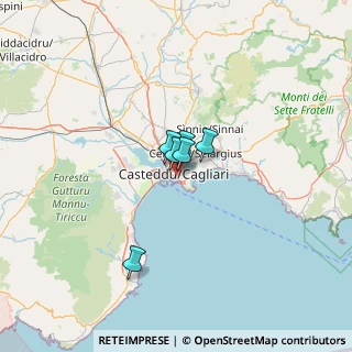 Mappa Vicolo II Barone Rossi, 09125 Cagliari CA, Italia (28.54333)