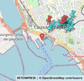 Mappa Molo Sabaudo, 09123 Cagliari CA, Italia (1.21786)