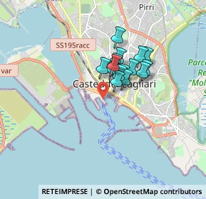 Mappa Molo Sabaudo, 09123 Cagliari CA, Italia (1.25)