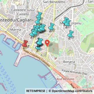 Mappa Viale Cimitero, 09100 Cagliari CA, Italia (0.433)
