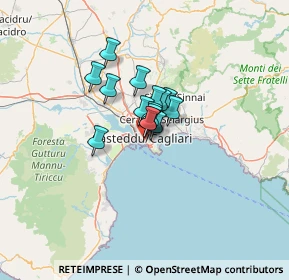 Mappa Viale Bonaria, 09134 Cagliari CA, Italia (6.898)