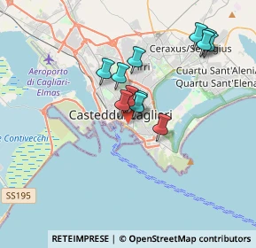 Mappa Viale Bonaria, 09134 Cagliari CA, Italia (3.33583)