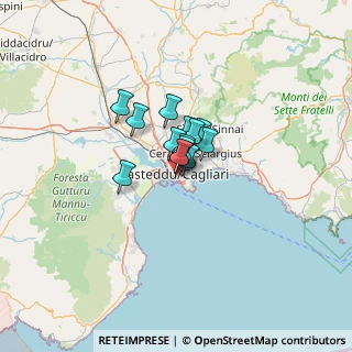 Mappa Cagliari Viale Bonaria-b.d.s., 09125 Cagliari CA, Italia (6.01929)