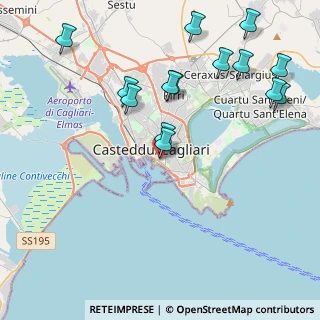 Mappa Cagliari Viale Bonaria-b.d.s., 09125 Cagliari CA, Italia (5.24857)