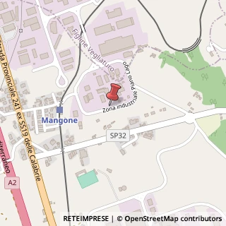Mappa Via Stazione, 25, 87050 Mangone, Cosenza (Calabria)