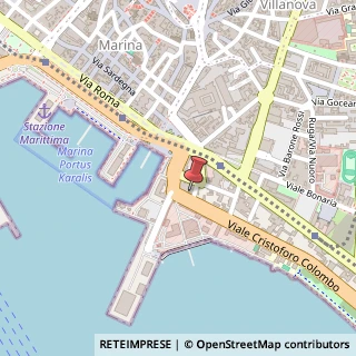 Mappa Viale Cristoforo Colombo, 25, 09125 Cagliari, Cagliari (Sardegna)