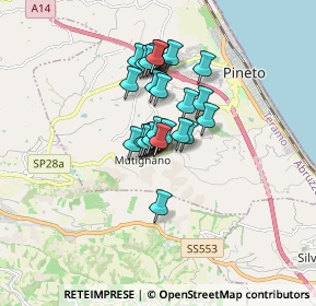 Mappa Via Madonna, 64025 Pineto TE, Italia (1.13929)