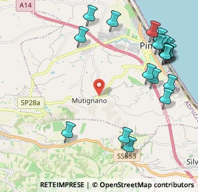 Mappa Via Madonna, 64025 Pineto TE, Italia (2.7245)