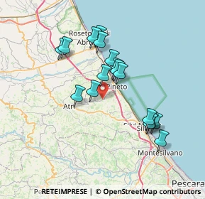 Mappa Via Madonna, 64025 Pineto TE, Italia (6.64471)