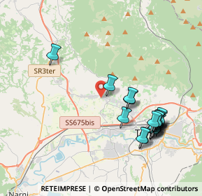 Mappa Strada di Rotale, 05100 Terni TR, Italia (4.498)