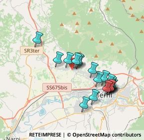 Mappa Strada di Rotale, 05100 Terni TR, Italia (3.552)