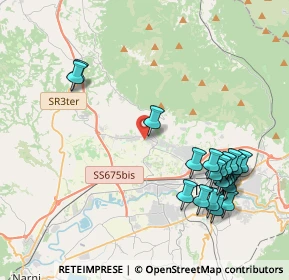 Mappa Strada di Rotale, 05100 Terni TR, Italia (4.868)