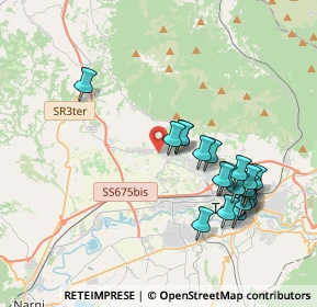 Mappa Strada di Rotale, 05100 Terni TR, Italia (4.0255)