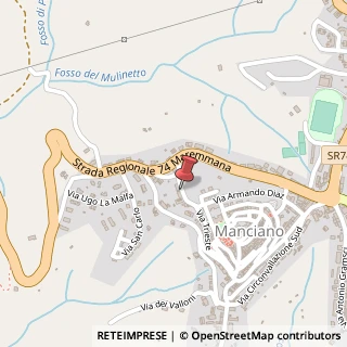 Mappa Via Giocondo Campolmi, 3, 58014 Manciano GR, Italia, 58014 Manciano, Grosseto (Toscana)