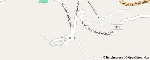 Mappa Alviano