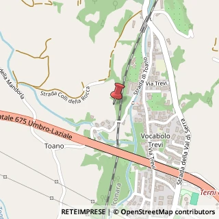 Mappa Strada di Toano, 53, 05100 Terni, Terni (Umbria)