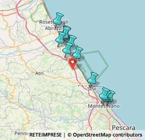 Mappa 64028 Pineto TE, Italia (6.8775)