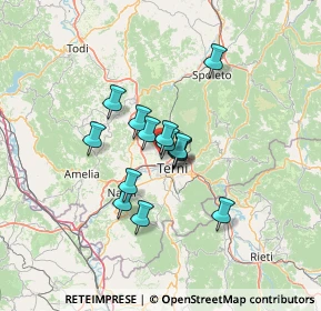 Mappa Via Campitello, 05100 Terni TR, Italia (9.46571)