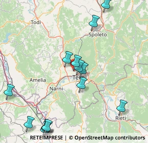 Mappa Via Campitello, 05100 Terni TR, Italia (20.68571)