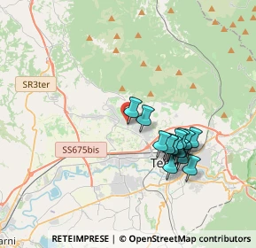 Mappa Via Campitello, 05100 Terni TR, Italia (3.444)