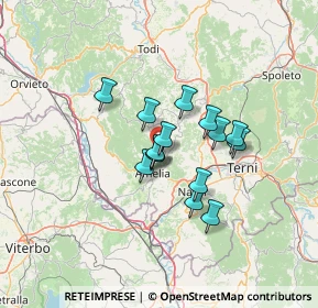 Mappa Strada dei Cappuccini, 05022 Amelia TR, Italia (9.57333)