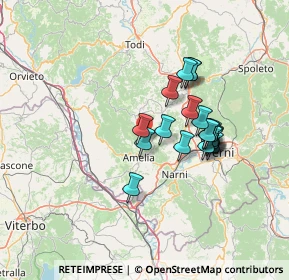 Mappa Strada dei Cappuccini, 05022 Amelia TR, Italia (11.784)