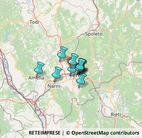 Mappa Via del Larice, 05100 Terni TR, Italia (6.06182)
