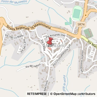 Mappa Via dello Scoglio,  6, 58014 Manciano, Grosseto (Toscana)