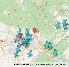 Mappa Strada di Toano, 05100 Terni TR, Italia (4.718)