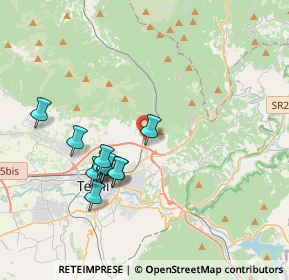 Mappa Strada di Toano, 05100 Terni TR, Italia (3.65636)