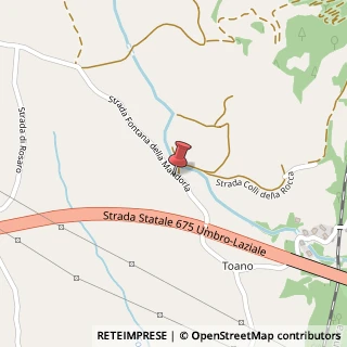 Mappa Strada Fontana della Mandorla, 23, 05100 Terni, Terni (Umbria)