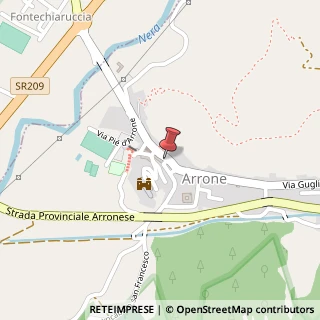 Mappa Strada della Pittura 11, 5, 05031 Arrone, Terni (Umbria)