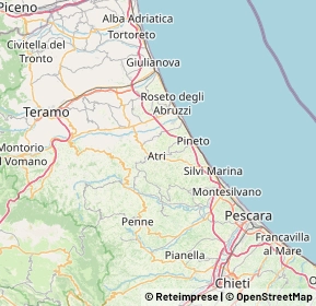 Mappa 64032 Atri TE, Italia (10.697)