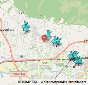 Mappa Strada di Lagarello, 05100 Terni TR, Italia (2.37364)