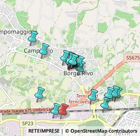 Mappa Via Del Rivo angolo, 05100 Terni TR, Italia (0.7655)